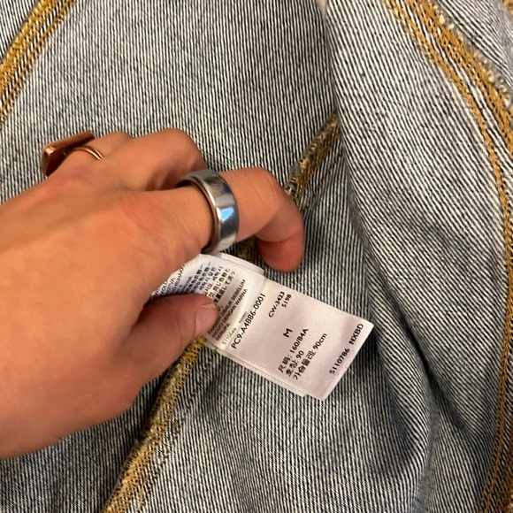 Levi's Blue Denim Button-Up vest - Picture 4 of 9